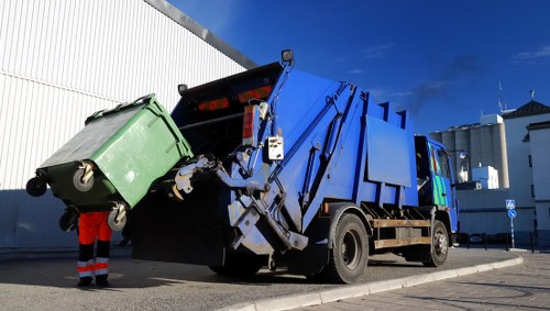 Recycling builders waste in Harlow