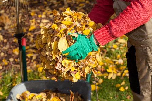 Professional team clearing office space in Harlow