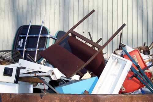 House clearance team working in a Harlow home