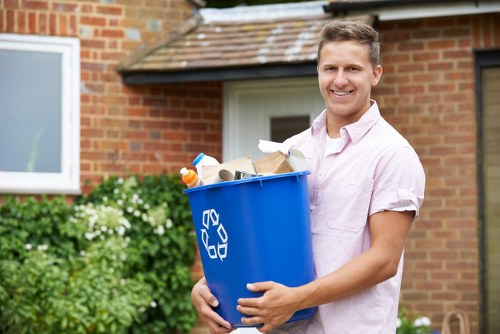 Professional house clearance service in action